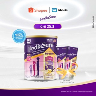 [Tặng 02 gói dùng thử] 1 lon PediaSure 1-10 tuổi dạng bột hương Vani 800g