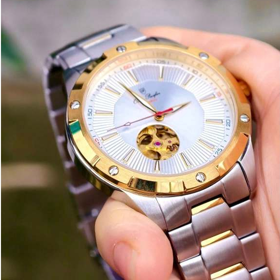 ĐỒNG HỒ NAM OP OASIS PACIFIER LỘ CƠ AUTOMATIC JAPAN DÂY THÉP SIZE 44MM KÍNH SAPPHIRE