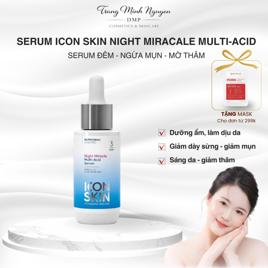 Serum Icon Skin Night Miracle - Acid Serum 3 ( Đêm)