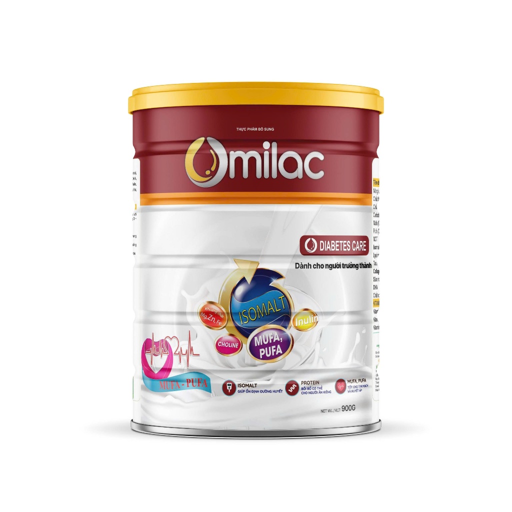 Sữa Bột OMILAC DIABETES CARE - Hỗ Trợ Ổn Định Đường Huyết