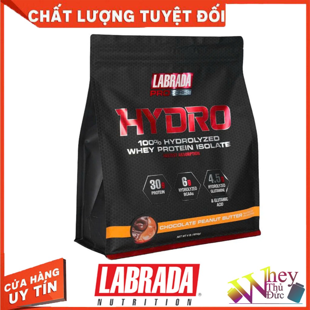 [Hàng BBT] Whey Protein Hydrolyzed Isolate Labrada Whey HYDRO(1.8kg) CHÍNH HÃNG CÔNG TY Chưa có đánh