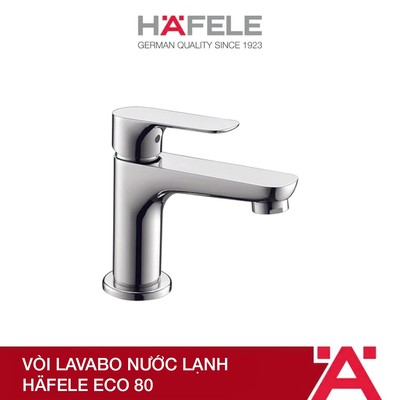 Vòi Lavabo Rửa Mặt Nước Lạnh Hafele Lõi Đồng – Không Gỉ – BH 2 Năm