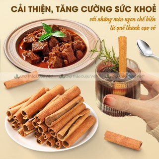 Quế cạo vỏ 100g, quế thanh đẹp 8cm, pha trà, nấu ăn, decor, trang trí, trà quế sạch thơm, cay