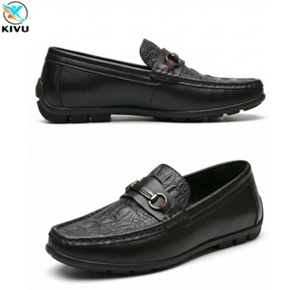 Giầy mọi da nam dập vân cá sấu quai vàng phù hợp với mọi lứa tuổi MK55 Siêu Phẩm 2026