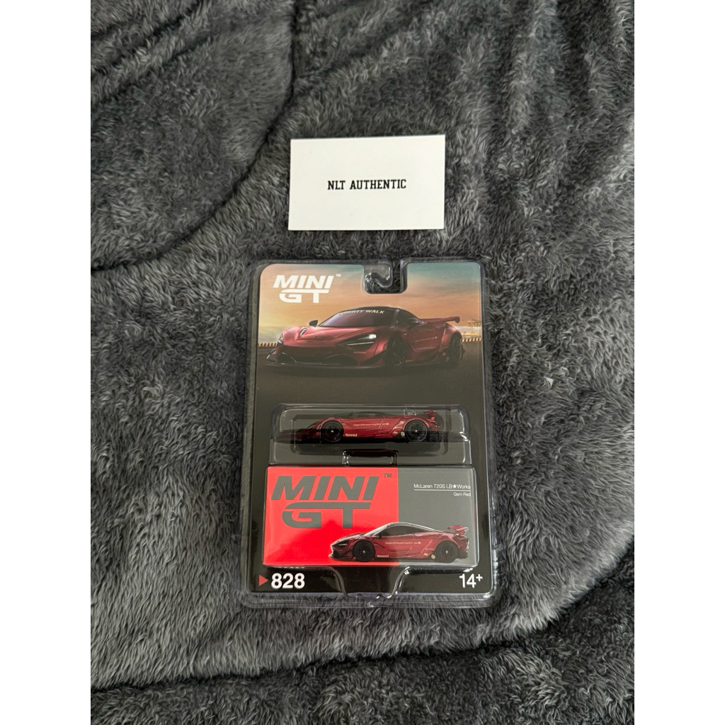 Xe MiniGT (Bản Card ) McLaren 720S LB*Works Gem Red