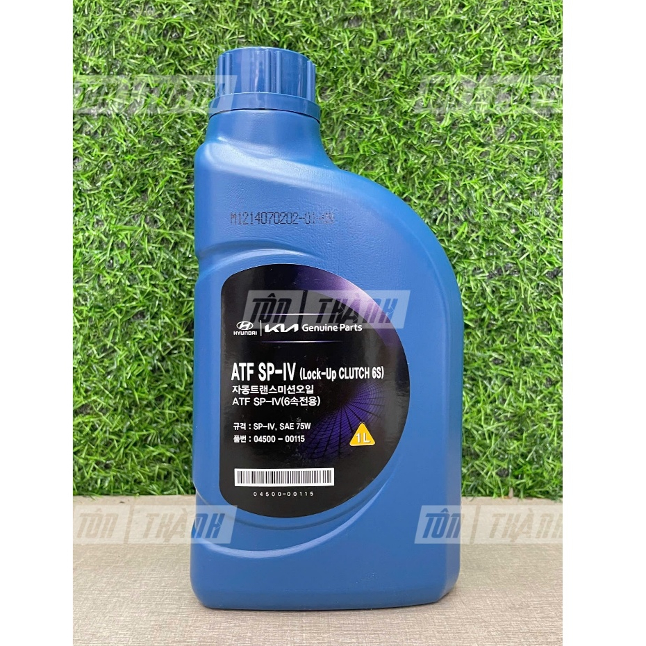 [ Hàng Chính Hãng ] Nhớt Hộp Số Tự Động Hyundai - KIA  ATF SP-IV (1 Lít) - Nhập khẩu hàn quốc