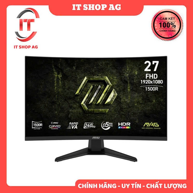 Màn hình Gaming Cong MSI MAG 275CF X24 | 27 inch, 240Hz, FHD, VA -  Chính Hãng