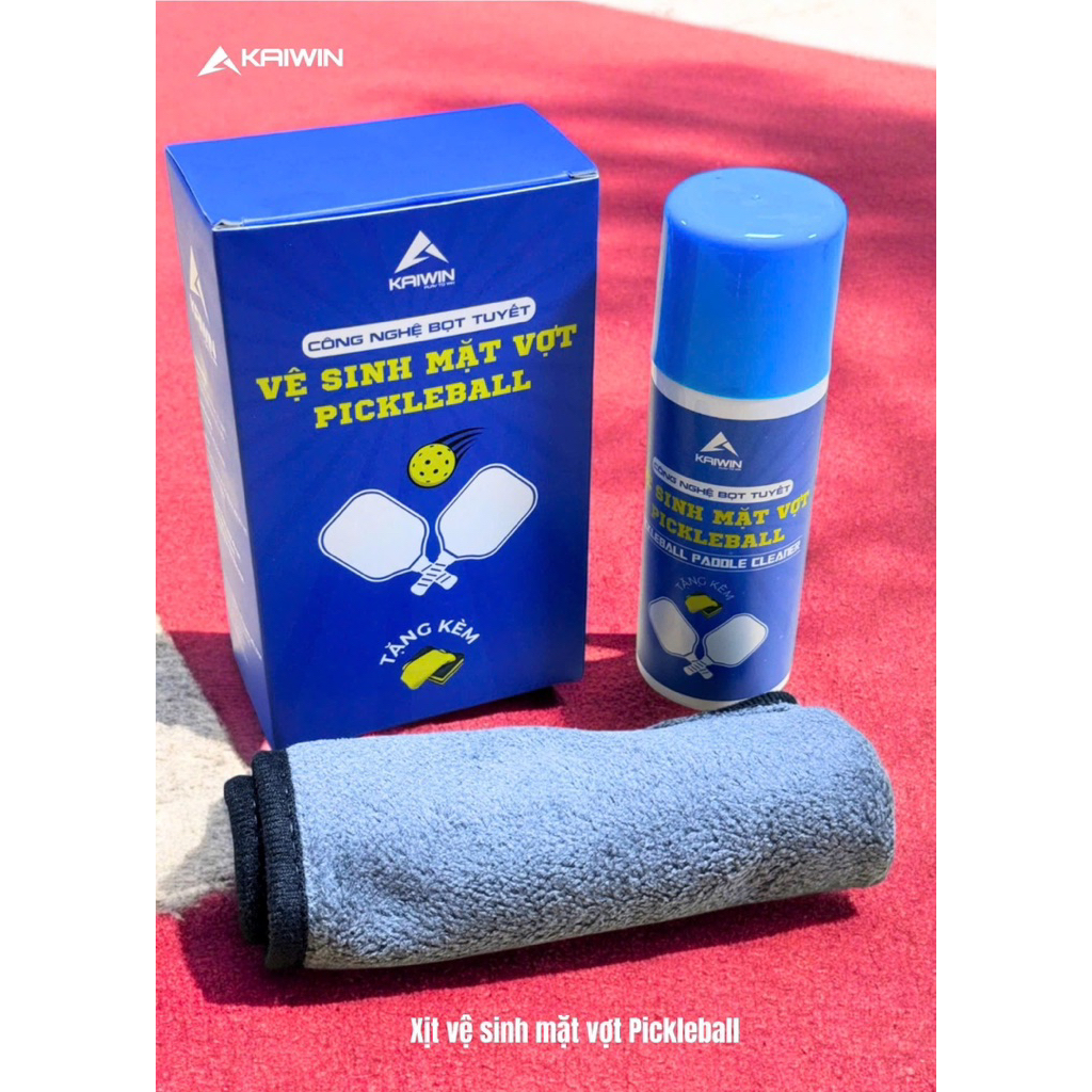 XỊT VỆ SINH MẶT VỢT PICKLEBALL KAWIN - BẢO VỆ TRỌN VẸN HIỆU SUẤT THI ĐẤU CHÍNH  HÃNG CHẤT LƯỢNG CAO
