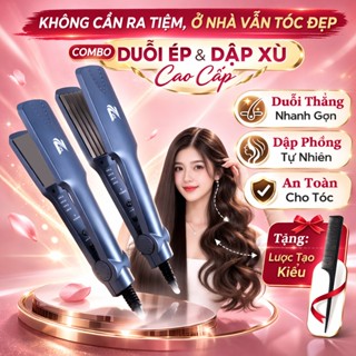 Máy Dập Phồng Chân Tóc, Chức Năng Dập Xù, Bấm Xù, Bấm Mè Tạo Kiểu Tóc Làm Phồng Chân Tóc Bản To