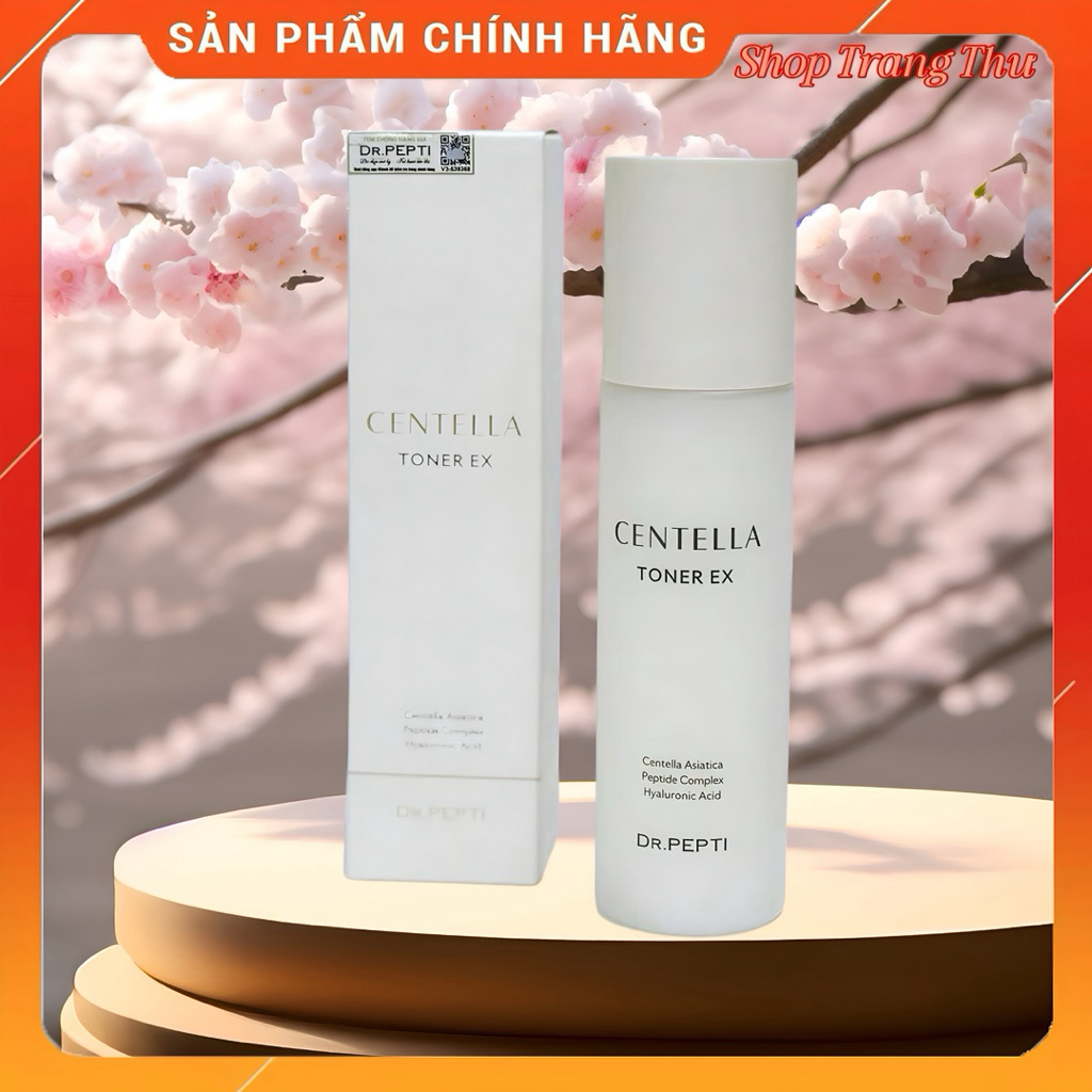 Nước Hoa Hồng Dr. Pepti Centella Toner - Toner Dr.Pepti Centella Se Khít Lỗ Chân Lông, Phục Hồi Tế B