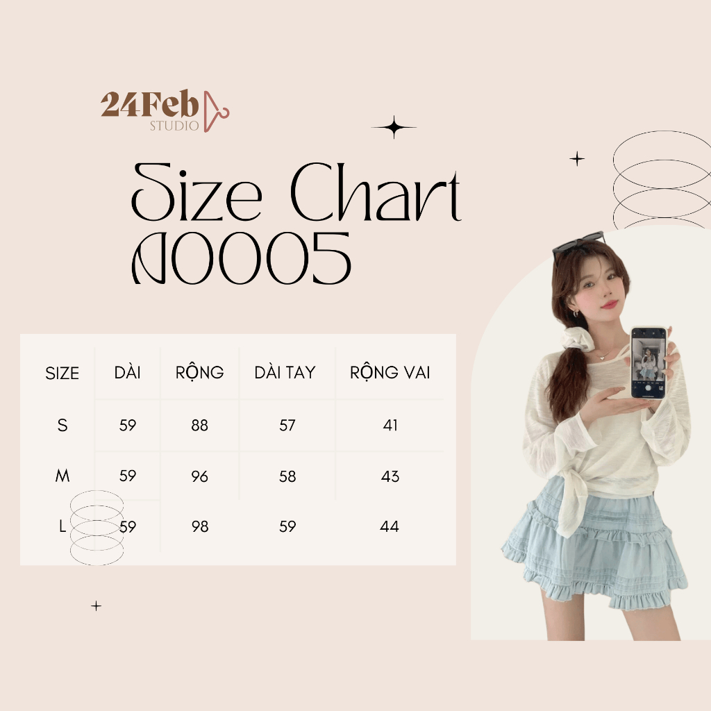 Áo thun giấy mỏng dài tay nữ cổ tròn xẻ tà phong cách basic 24Feb.studio A0005 | BigBuy360 - bigbuy360.vn