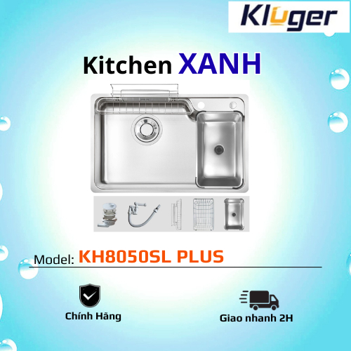 Chậu rửa bát Kluger KH8050SL Plus