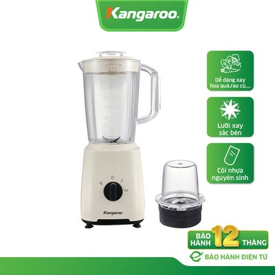 Máy xay sinh tố đa năng 2 cối Kangaroo KGBL2G1E - Công suất 500W