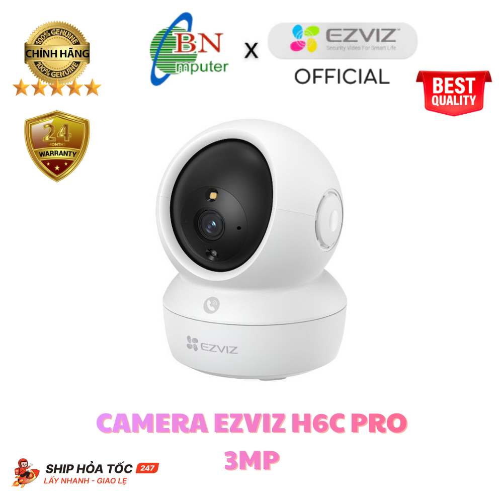 Camera Wifi Ezviz H6C PRO, H8C PRO 3MP 360 ĐỘ BAN ĐÊM CÓ MÀU