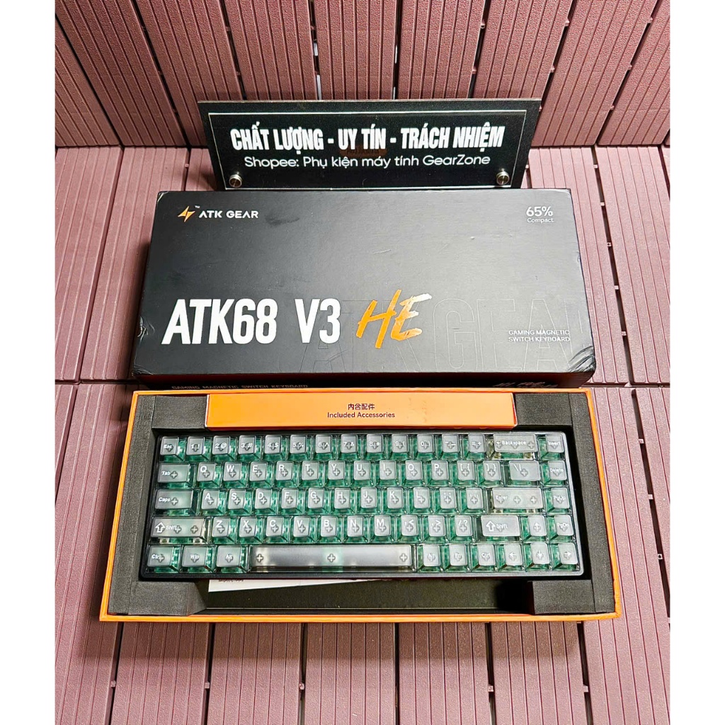 (CHÍNH HÃNG Việt Nam) Bàn phím cơ ATK68 V3 và ATK68 V2Magnetic Switch (Rapid Trigger)