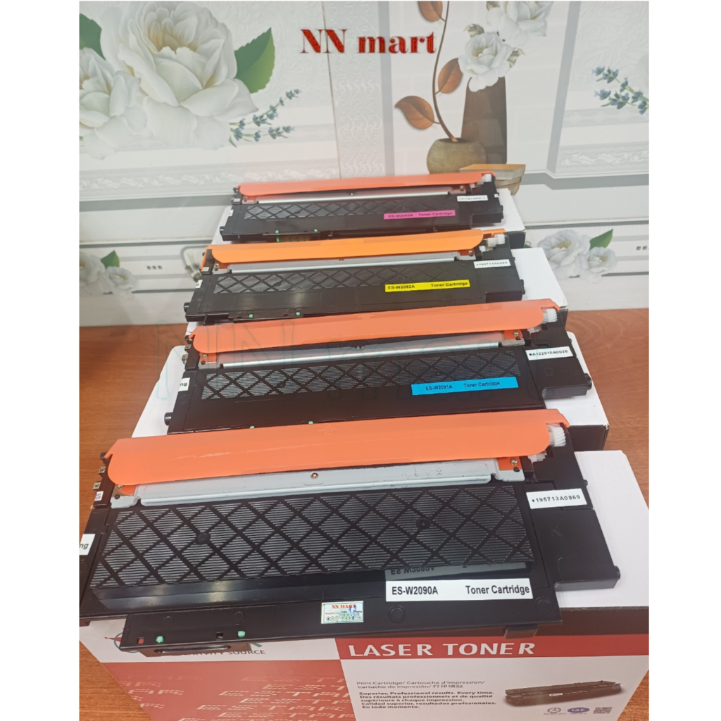 Trọn bộ 4 hộp mực (119A: W2090A/ W2091/ W2092A/ 2093A) CÓ CHÍP máy HP dùng cho MFP 178nw/ 179fnw/ 15