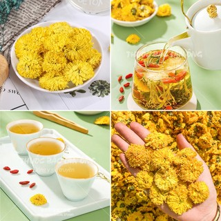 Hoa cúc vàng nguyên bông 500g, trà hoa cúc khô giúp an thần, ngủ ngon, đẹp da, dưỡng nhan