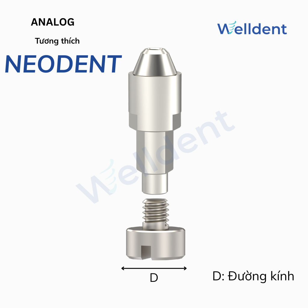 Analog mô phỏng trụ Implant  – Tương thích với Neodent Implant System
