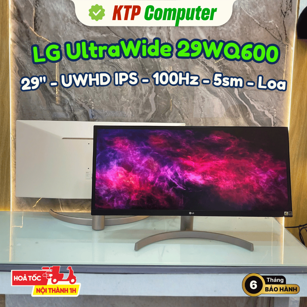 Màn hình LG UltraWide 29WQ600 (29inch - UWHD IPS - 100Hz - 5sm - USB Type-C - Loa)
