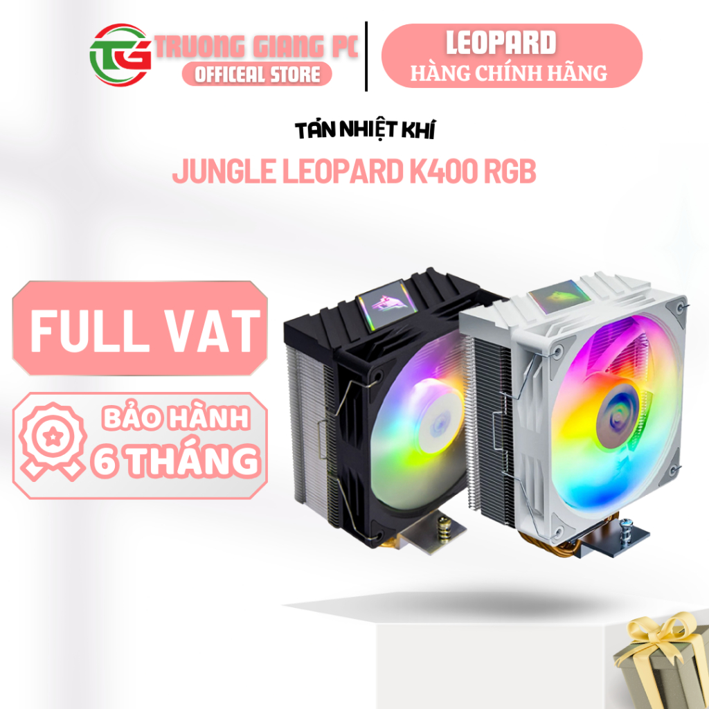 [FULL VAT] Tản nhiệt khí Jungle Leopard K400 RGB - NEW CHÍNH HÃNG BẢO HÀNH 6 THÁNG