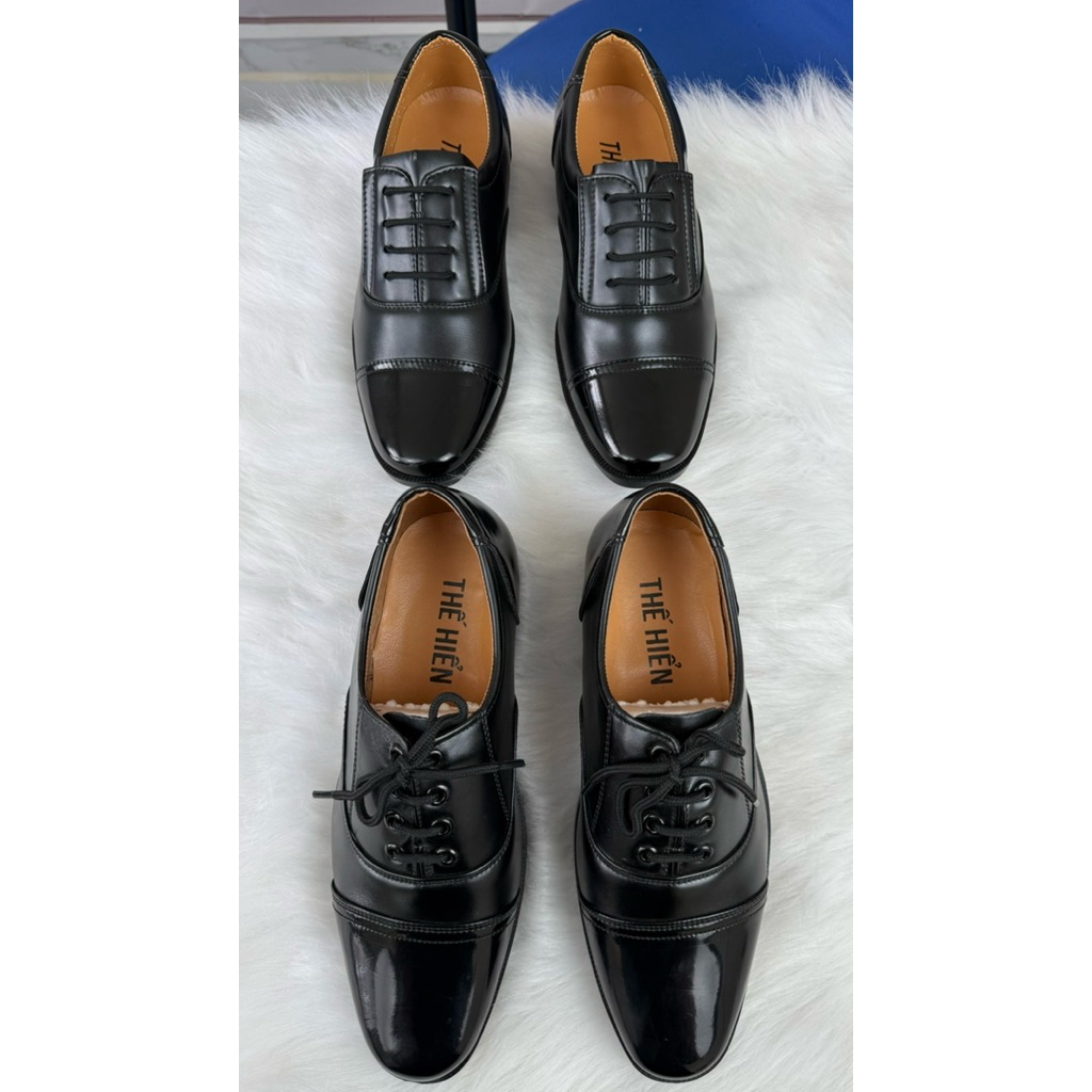 Giày tây nam tặng1 vớ xanh C.A hàng chính hãng bảo hành 1 năm