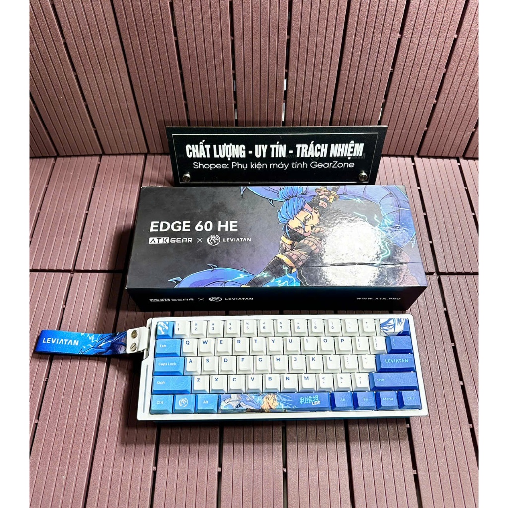 Bàn phím cơ rapid trigger ATK EDGE 60 HE LEVIATAN Esports Magnetic Collaboration - Creedshop