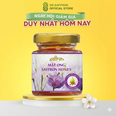 Mật ong ngâm Saffron chính hãng thương hiệu Saffron Việt Nam loại 65gr