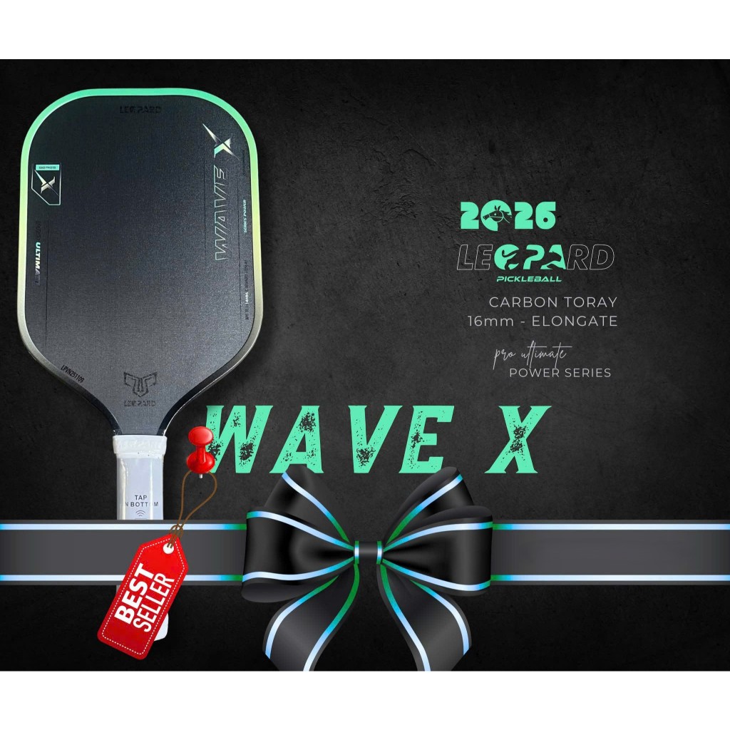 Vợt Pickleball LEOPARD Wave X Pro Ultimate ( Bản Mới Nhất 2026 )