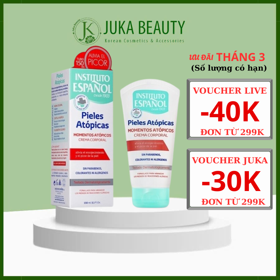 Kem dưỡng thể Instituto Espanol Pieles Atopicas Momentos Atopicos Crema Corporal 150ml