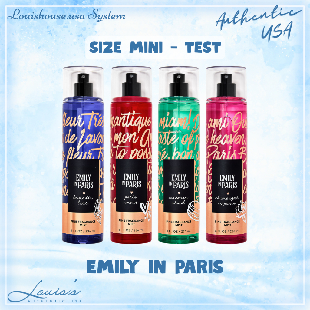 [ Mini Size ] EMILY IN PARIS | LAVENDER LUXE MACARON CLOUD AMOUR - Body mist Xịt thơm BathBody Works