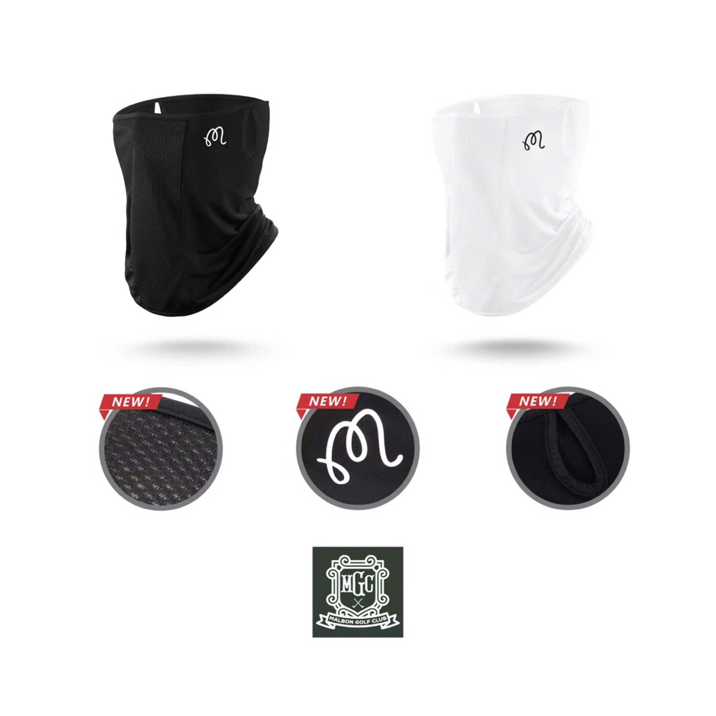 Khăn Che Mặt Golf Malbon Cao Cấp – Chống UV, Thoáng Khí, Thời Trang Sân Golf ( Malbon x Golfworldfor