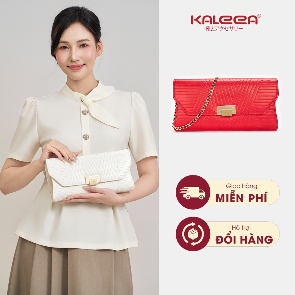 Kaleea - Túi Xách Clutch Nữ Cầm Tay, Đeo Vai, Đeo Chéo Đều Được  X99