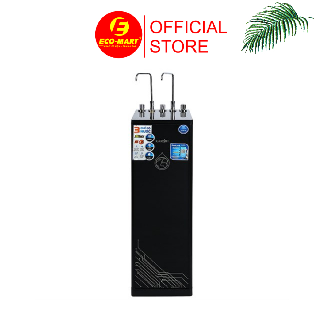KAD-D66 Máy lọc nước Karofi KAD-D66 nóng lạnh nguôi 11 lõi 2 vòi có lắp đặt