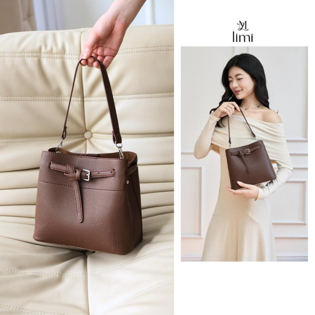 [DEAL MỞ BÁN] Túi xách nữ đeo vai LIMI (3 màu) tote da mini nhỏ xinh xách tay trẻ đi chơi LUCY | BigBuy360 - bigbuy360.vn