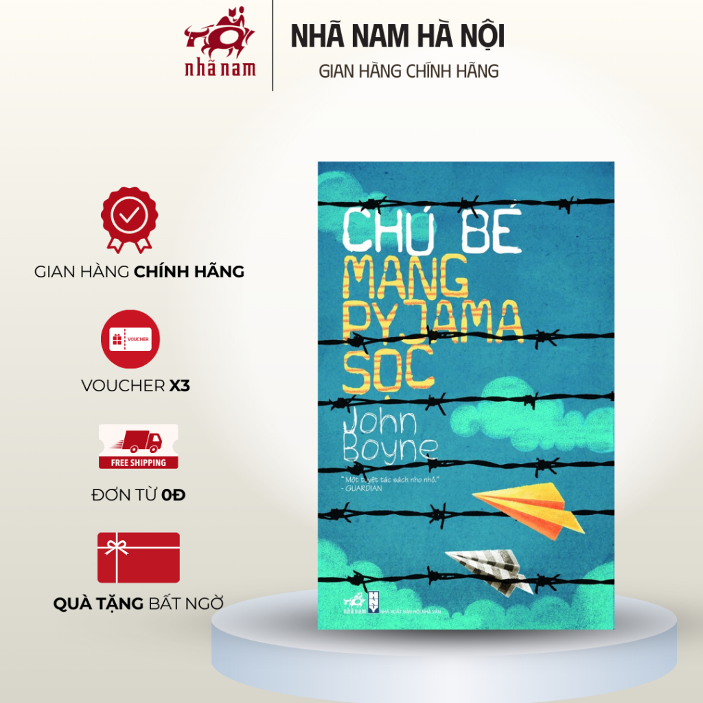 Sách Chú bé mang pyjama sọc (TB 2025) (John Boyne) _ Nhã Nam Hà Nội