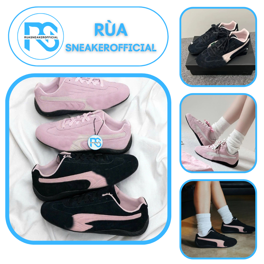 Giày Sneaker Dáng Low OG SpCat Phong Cách Đường Đua Full Box (Có Hỗ Trợ Đổi Size)