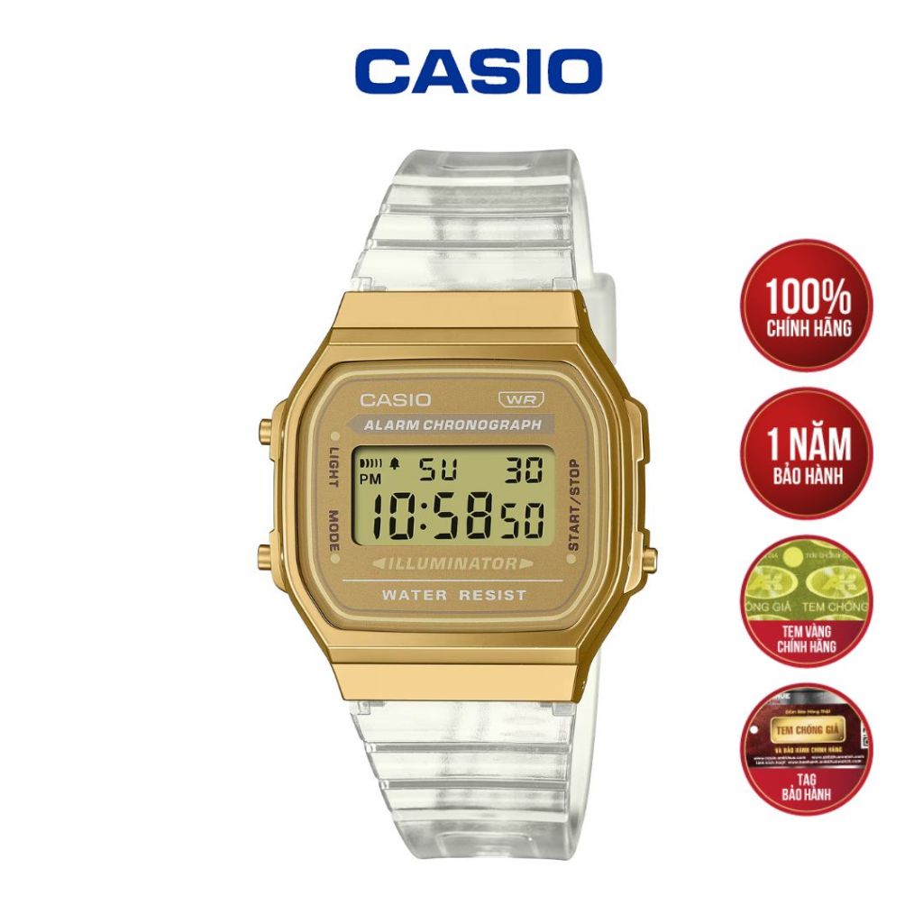 Đồng hồ Casio Vintage A168XESG-9ADF