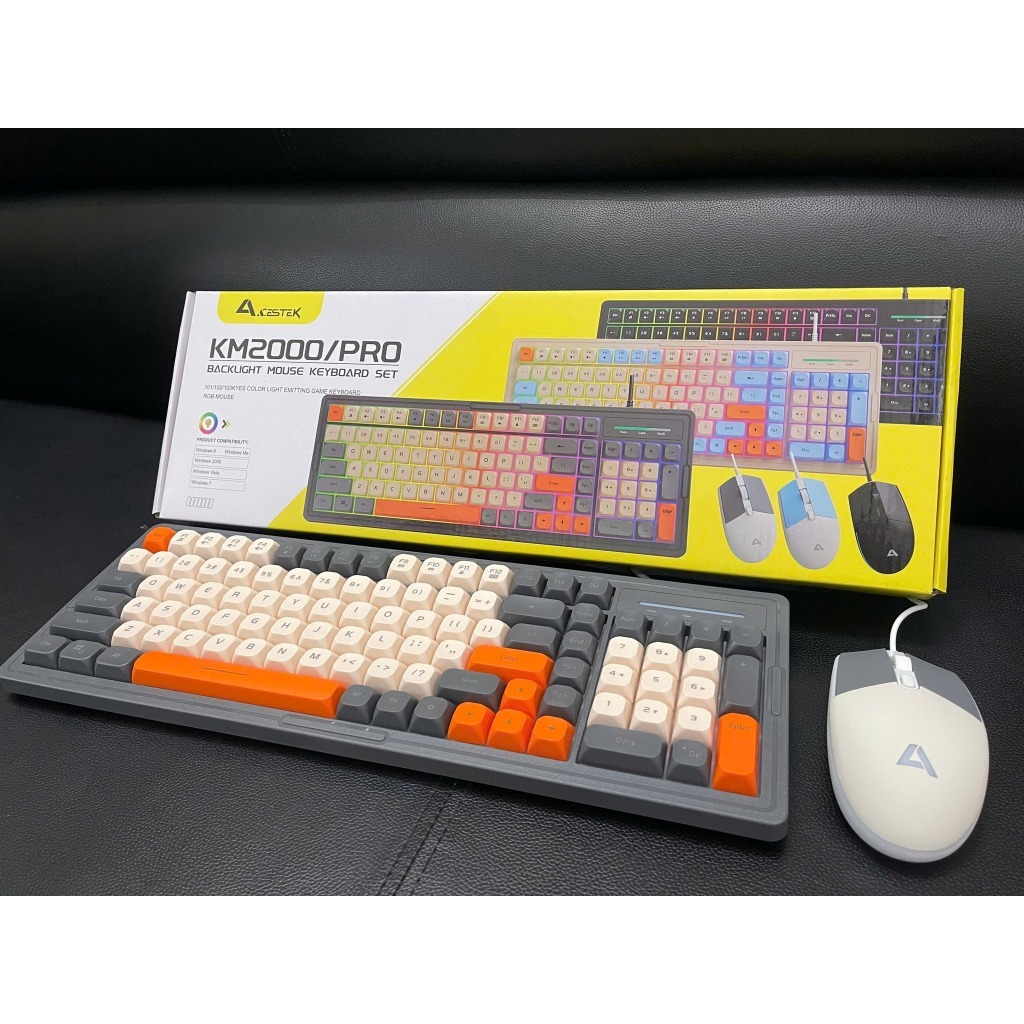 [FULL VAT] Combo phím chuột Sorex/Acestek KM2000 Pro (có dây) - NEW CHÍNH HÃNG BẢO HÀNH 6 THÁNG