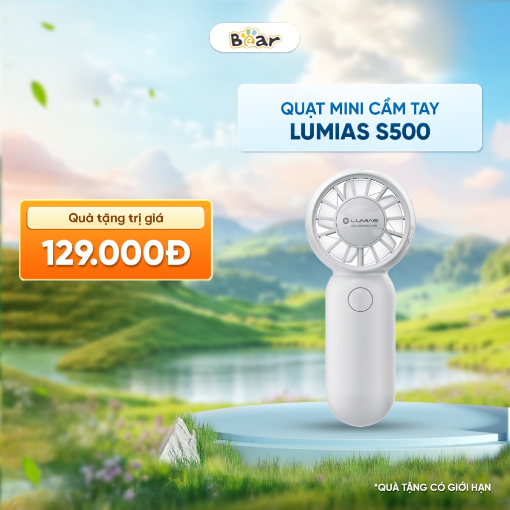 [Quà tặng không bán] Quạt mini cầm tay S500