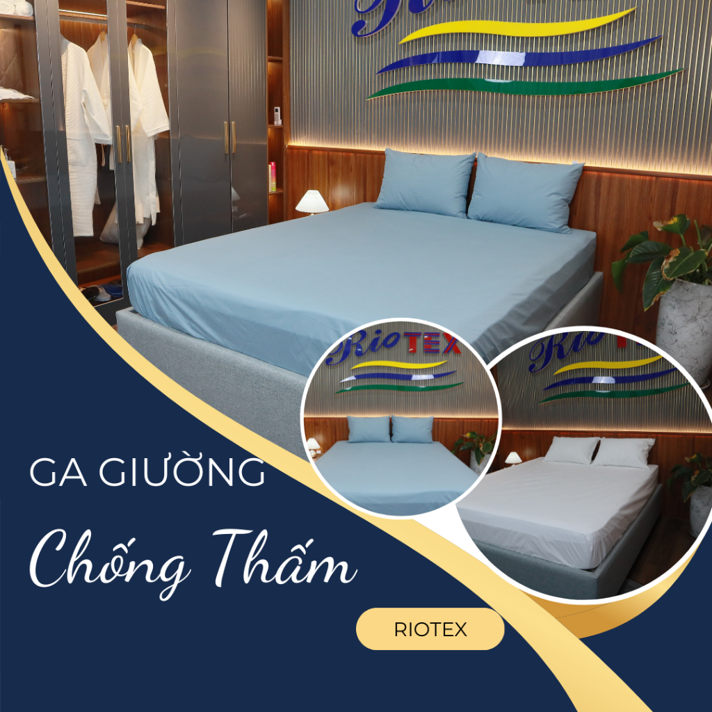 Ga Nệm Chống Thấm Bảo Vệ Nệm Cao Cấp RIOTEX