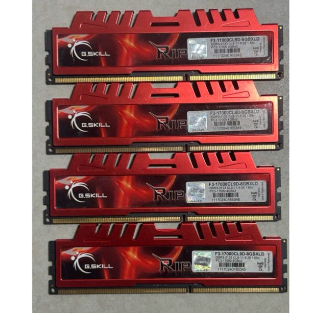 Ram 4gb-8gb Dr3 có tản buss 2133 cao ram tháo máy đẹp