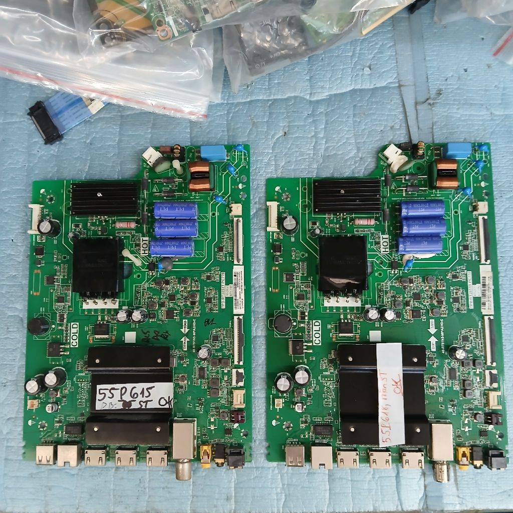 bo mạch tivi TCL 55P615 55P618,bo khiển chung nguồn,main chính, chủ