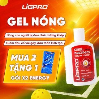 Gel Nóng Xoa Bóp LIGPRO [100ml], Dầu Xoa Bóp, Thảo Dược Thiên Nhiên Việt Nam