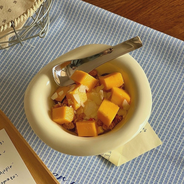 [CÓ SẴN] TÔ GỐM ĂN SALAD / SỮA CHUA SÁNG MÀU SẮC - SALAD BOWL