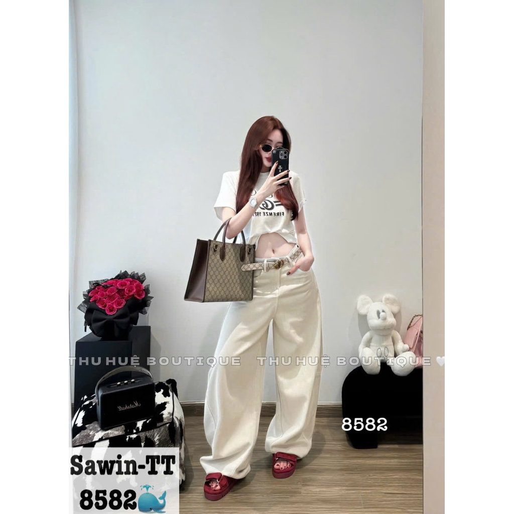 Quần baggy thụng 105cm kèm đai Qc