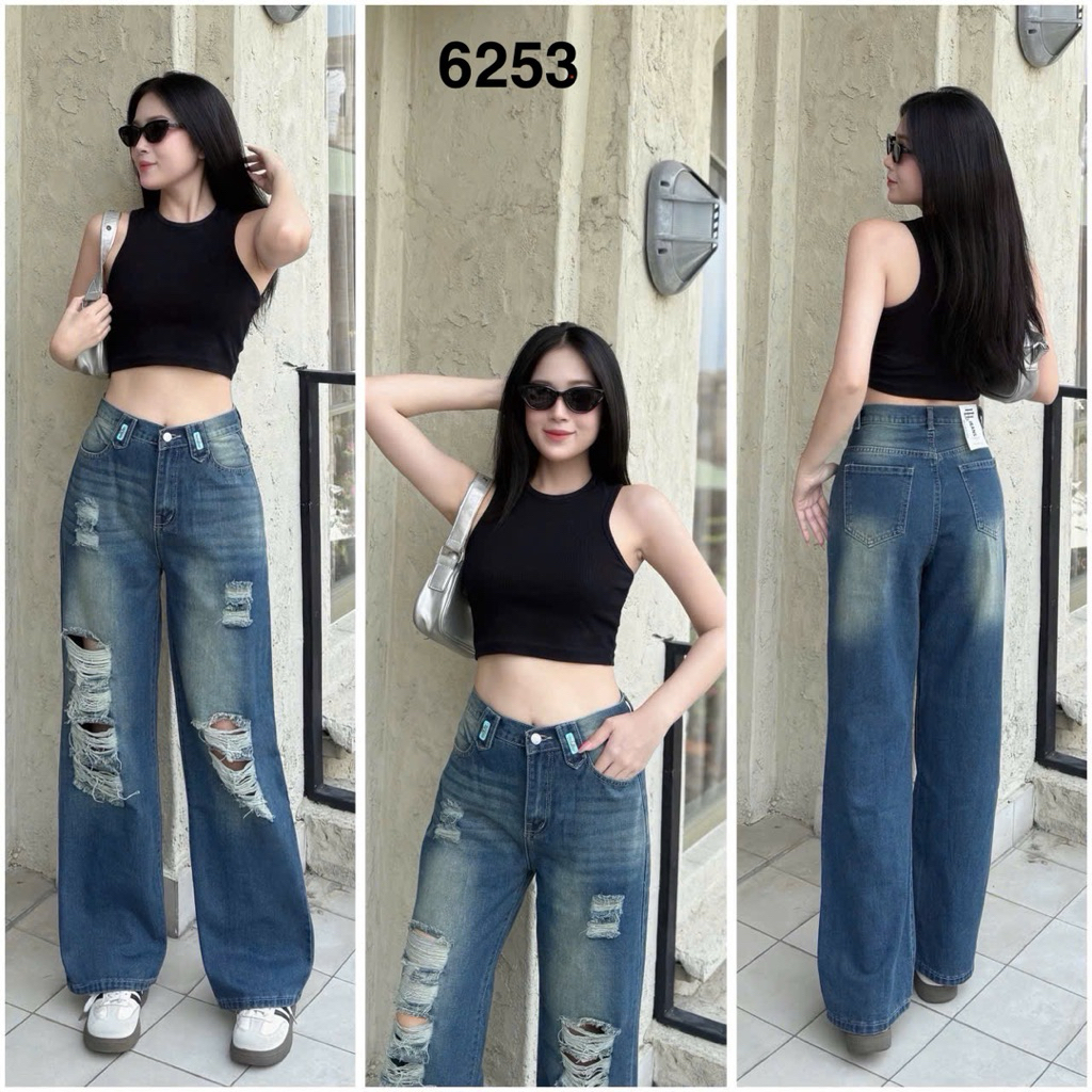 AP12 QUẦN SUÔNG RÁCH 2 MẪU