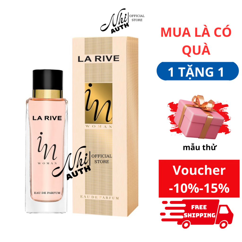 Nước hoa nữ La Rive In Woman EDP 90ml chính hãng (nguyên seal)