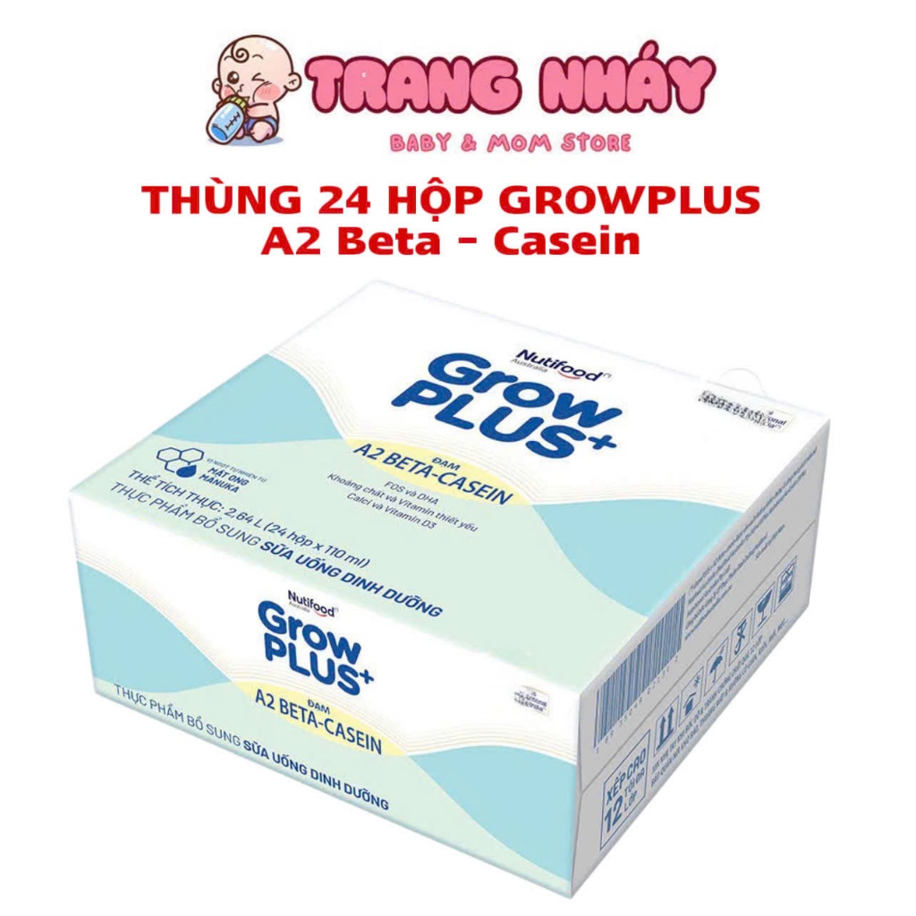 Thùng 24 Hộp A2 Growplus Beta-Casein-NUTIFOOD