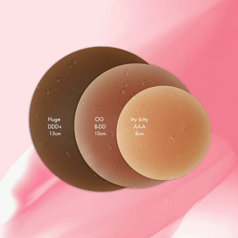 Miếng Dán Ngực Silicone Có Gel DARLIN Chống Rơi Mặc Áo Váy Hở Lưng Xẻ Ngực Sexy Đi Chơi NP01