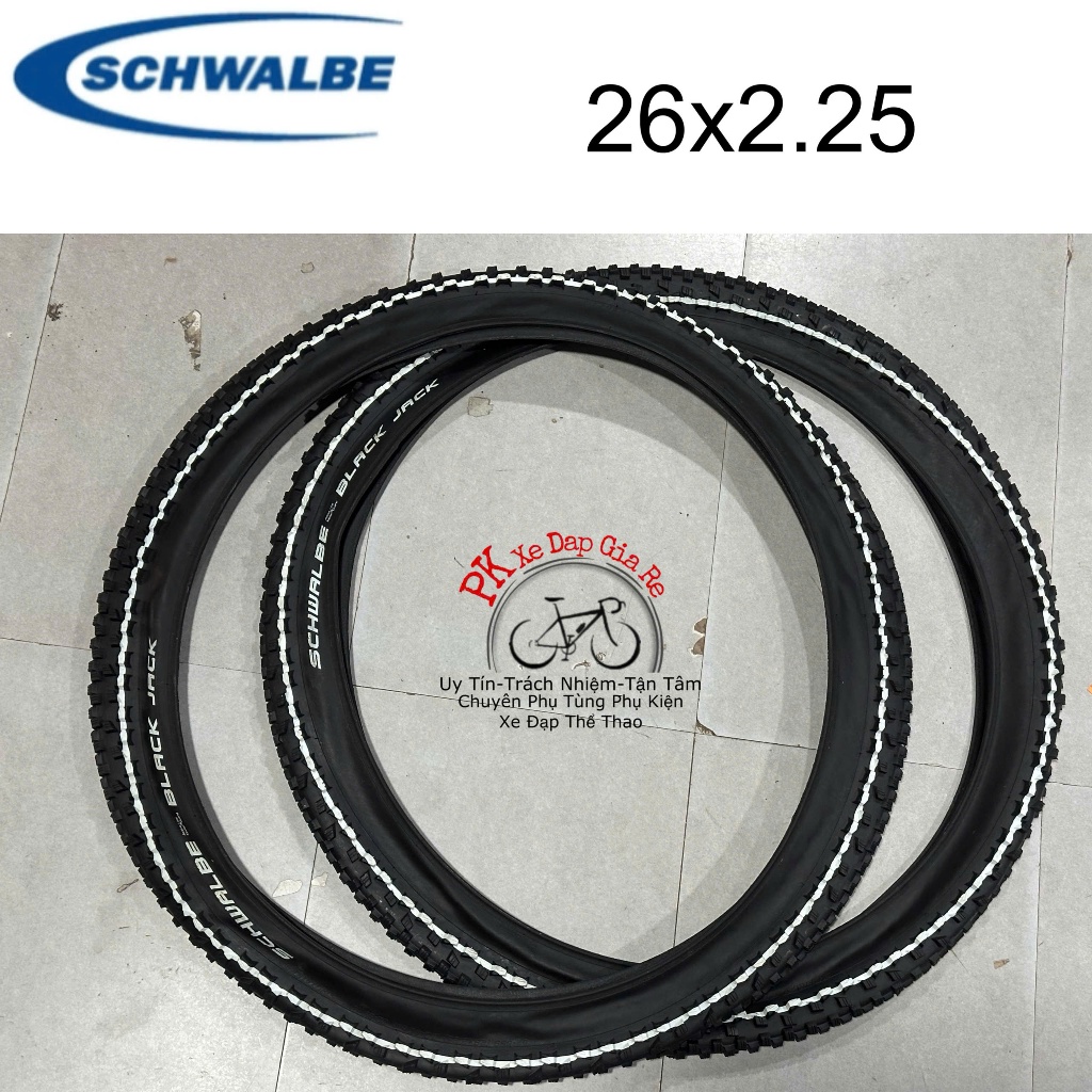 Lốp ( Vỏ ) xe đạp thể thao bánh 26inch, Lốp xe đạp SCHWALBE 26x2.125, Vỏ xe đạp địa hình cỡ bánh 26i